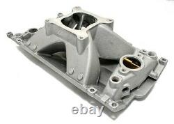 SBC CHEVY High Rise Aluminum Vortec Single Plane Intake Manifold 350