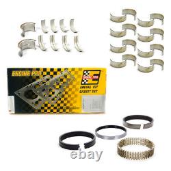 SBC Chevy 350 Small Block 5.7L Re-Ring Kit 1967-1979 Rings Bearings Gaskets