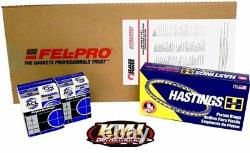 SBC Chevy 350 Small Block Re-Ring KIT 4.000 Rings Bearings & Gaskets Seals STD