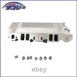 SBC Dual Plane Air Gap Intake Manifold for Small Block Chevy 350 400 1957-1995