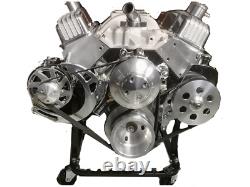 SBC LWP Serpentine System Pully Kit 8 Rib Small Block Chevy 283 350 400