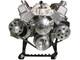SBC LWP Serpentine System Pully Kit 8 Rib Small Block Chevy 283 350 400