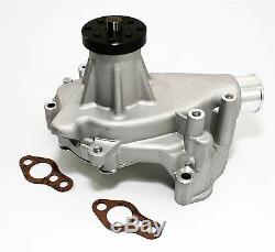 SBC Long Aluminum Water Pump Natural Finish High Volume Small Block Chevy 350