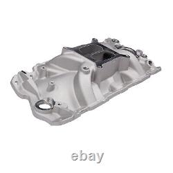 SBC Performer Aluminum Intake Manifold Fits 4-Barrel Small Block Chevy 305 327
