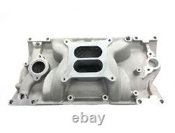 SBC SMALL BLOCK CHEVY Aluminum Intake Manifold Vortec Dual Plane 350 383 1997-up