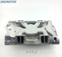 SBC SMALL BLOCK CHEVY Aluminum Intake Manifold Vortec Dual Plane 350,383 1997-up