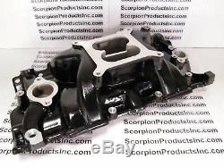 SBC SMALL BLOCK CHEVY Aluminum Intake Powder Coated 350 Performance 327,383