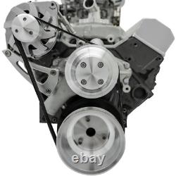 SBC Serpentine Pulley Conversion Kit Alternator Only 350 400 Chevy Small Block