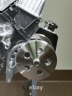 SBC Serpentine Pulley Conversion Kit Power Steering 350 400 Chevy Small Block