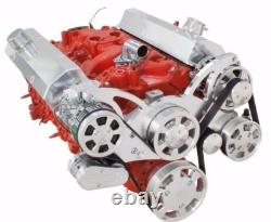 SBC Serpentine Pulley Conversion Kit Small Block Chevy 350 AC A/C SWP Air