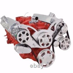 SBC Serpentine Pulley Conversion Kit Small Block Chevy 350 AC A/C SWP Air