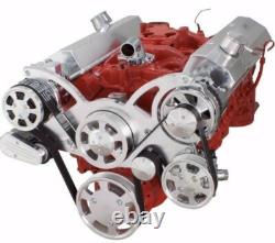 SBC Serpentine Pulley Conversion Kit Small Block Chevy 350 AC A/C SWP Air