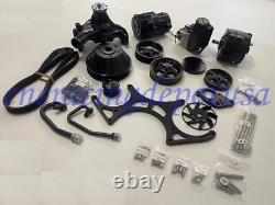 SBC Serpentine Pulley Conversion Kit Small Block Chevy ALT PS A/C 283 350 400 GM