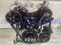 SBC Serpentine Pulley Conversion Kit Small Block Chevy ALT PS A/C 283 350 400 GM