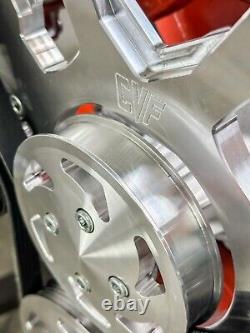 SBC Serpentine Pulley Conversion Kit Small Block Chevy ALT PS A/C 350 283 383