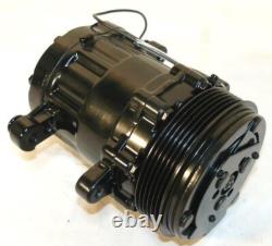 SBC Serpentine Pulley Conversion Kit Small Block Chevy ALT PS A/C 350 383 BLACK