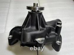 SBC Small Block Chevy 283 305 350 400 Black Long Water Pump High Volume Flow LWP