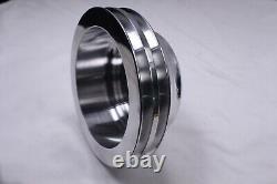 SBC Small Block Chevy 283 327 350 400 Aluminum Long Water Pump LWP Pulley Kit