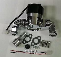 SBC Small Block Chevy 283 327 350 Electric Water Pump with ALT & PS Brackets Kit