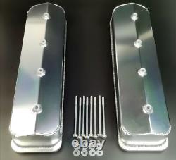 SBC Small Block Chevy 305-350 Center Bolt Aluminum Valve Cover & 14 Air Cleaner