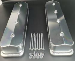 SBC Small Block Chevy 305-350 Center Bolt Aluminum Valve Cover & 14 Air Cleaner