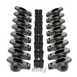 SBC Small Block Chevy 327 350 400 Stainless Roller Rocker Arms 1.6 Ratio 3/8