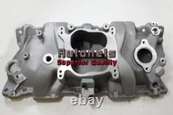 SBC Small Block Chevy Aluminum Dual Plane Spread Bore Intake Manifold 305 350