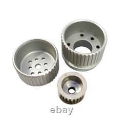 SBC Small Block Chevy Billet Aluminum Gilmer Belt Drive Pulley Kit 305 350 400