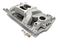 SBC Small Block Chevy Dual Plane Vortec Air Gap Aluminum Intake Manifold 350