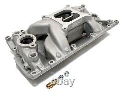 SBC Small Block Chevy Dual Plane Vortec Air Gap Aluminum Intake Manifold 350