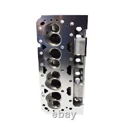 SBC Small Block Chevy GM Angle Plug Aluminum Cylinder Head Set 64cc 2.02/1.60