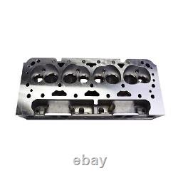 SBC Small Block Chevy GM Angle Plug Aluminum Cylinder Head Set 64cc 2.02/1.60