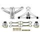 SBC Small Block Chevy Hugger Headers Ceramic Coated 283 305 350 400 Heavy Duty
