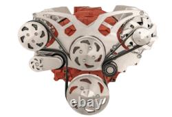 SBC Small Block Chevy Serpentine Pulley Conversion Kit ALT A/C 283 350 400