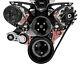 SBC Small Block Chevy Serpentine Pulley Conversion Kit ALT A/C 283 350 400 BLK