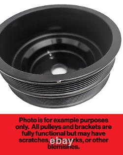 SBC Small Block Chevy Serpentine Pulley Conversion Kit ALT A/C 283 350 400 BLK