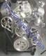SBC Small Block Chevy Serpentine Pulley Conversion Kit ALT PS A/C 283 350 400