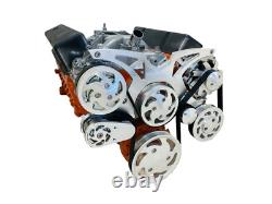 SBC Small Block Chevy Serpentine Pulley Conversion Kit ALT PS A/C 283 350 400