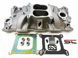 SB Chevy Aluminum Intake Manifold Spread Bore small block 55-95 305 327 350 1108