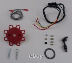 SMALL BLOCK CHEVY 350 Pro Series HEI Distributor +Chrome Coil+Plug Wires over VC