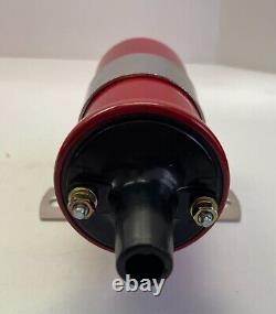 SMALL BLOCK CHEVY Red Small HEI Distributor + RED 45K Coil +SPARK PLUG WIRES