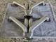 Sanderson CC158 Header Set Small Block Chevy Plain Steel Raw Metal