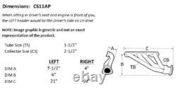 Sanderson Small Block Chevy S10 S15 Plain Angle Plug Exhaust Headers CS11AP-P