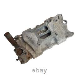 Say Why-And Weiand 7502 Intake Manifold Small Block Chevy Rare Vintage Nostalgia