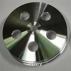 Sbc Small Block Chevy MID Mount Alum Dress Up Complete Kit For Long Water Pump