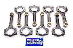 Scat 2-ICR5700 SBC 5.7 4340 Connecting Rod Set 3/8 Bolt Small Block Chevy 350