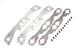 Schoenfeld Header Flange Adapter Aluminum Small Block Chevy to Stahl Pattern