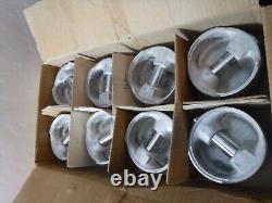 Set of 8 Mahle Small Block Chevy 5.7L (350cid) V8 CORVETTE Pistons, 2752.030IN