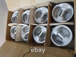 Set of 8 Mahle Small Block Chevy 5.7L (350cid) V8 CORVETTE Pistons, 2752.030IN