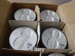 Set of 8 Mahle Small Block Chevy 5.7L (350cid) V8 CORVETTE Pistons, 2752.030IN
